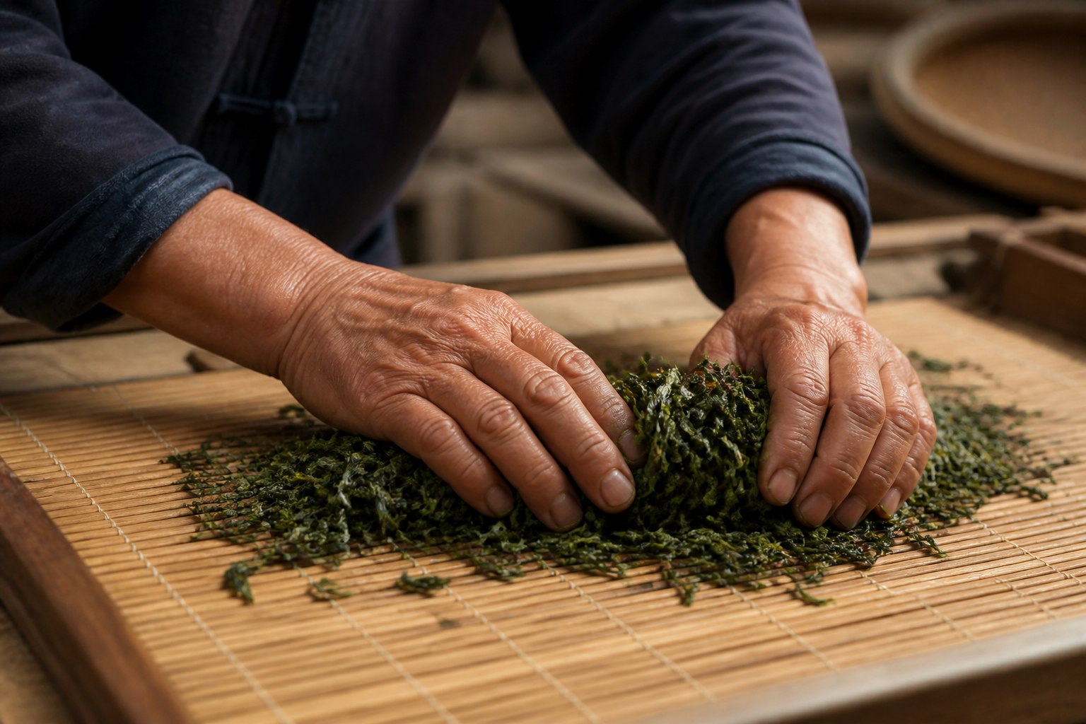 茶叶揉捻加工