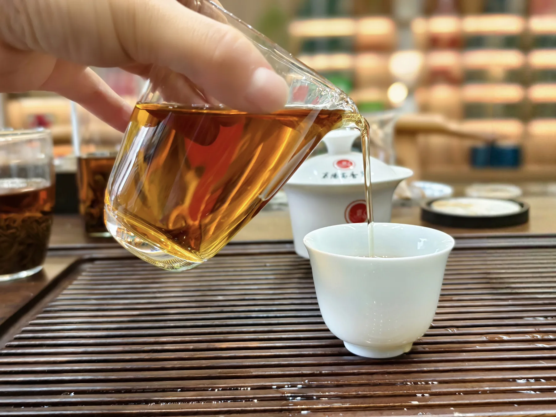 玫瑰红茶玫瑰花材与红茶实拍